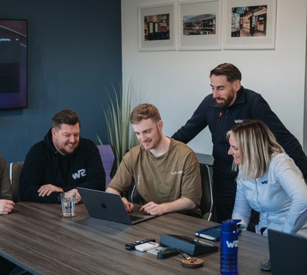 NOSY & WRS Systems team collaborating in a meeting