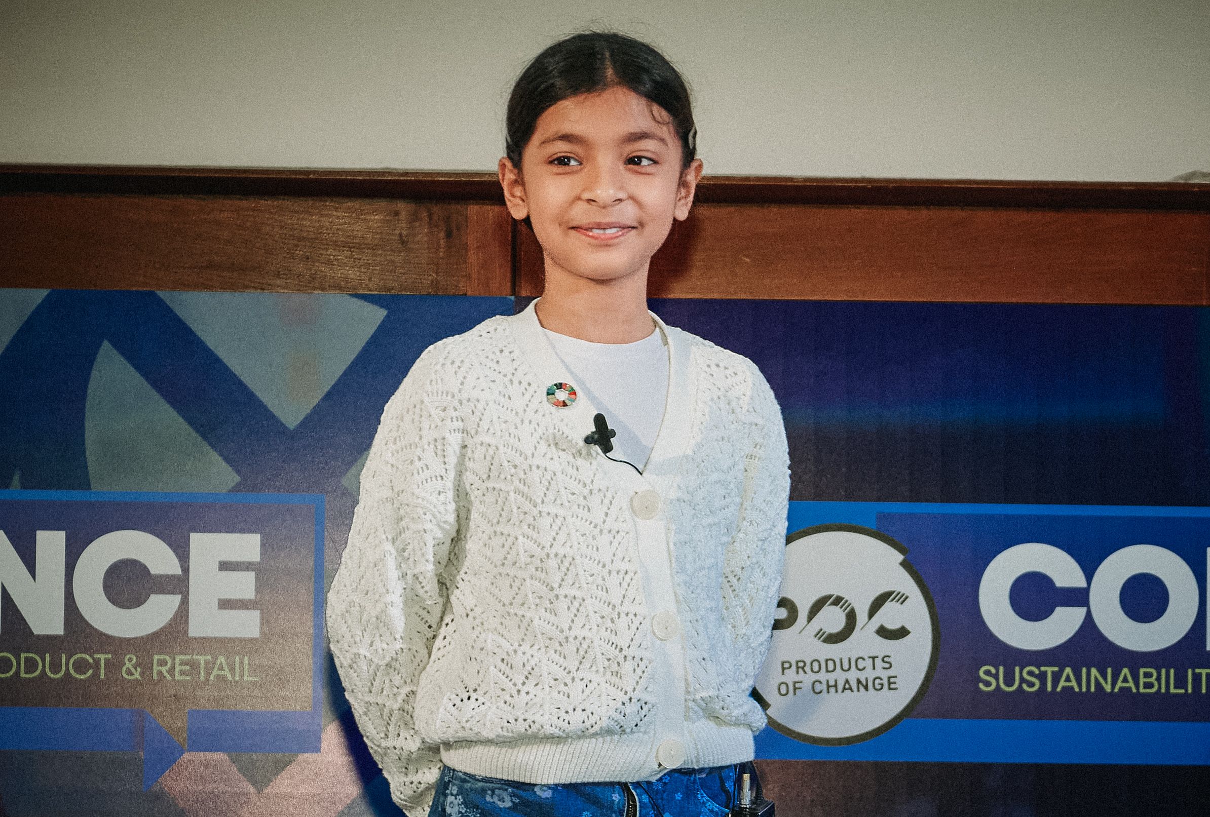 Moksha Roy at the conference