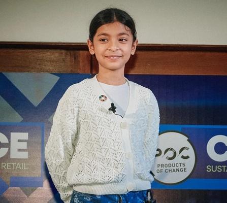 Moksha Roy at the conference