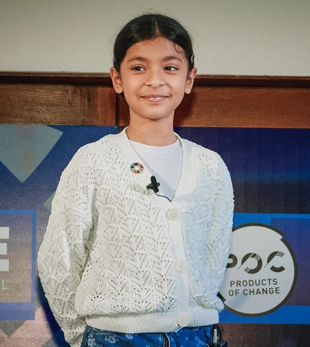 Moksha Roy at the conference