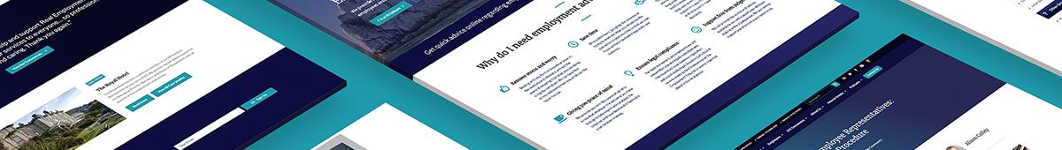 real employment law web design