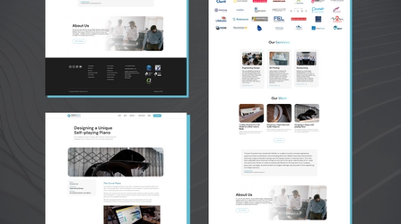 An image of the new MedTec website, designed and built by NOSY