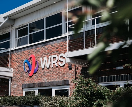 Updated exterior signage at WRS headquarters