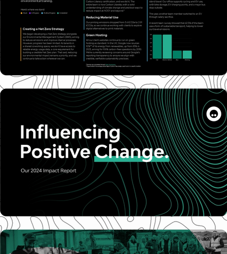 Cover poster for NOSY Impact Report 2024