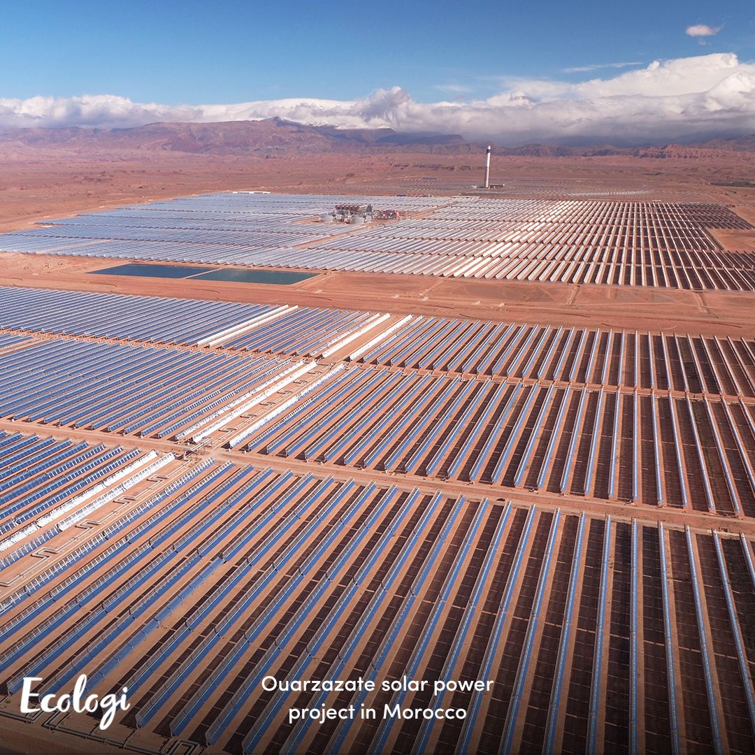 Ouarzazate solar power project in Morocco