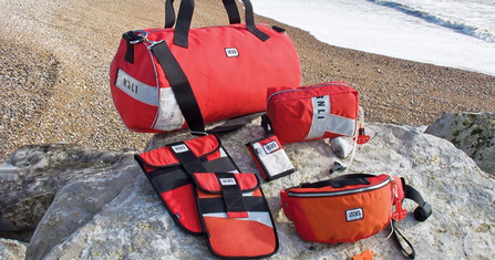 RNLI's range of products made from upcycled lifejackets
