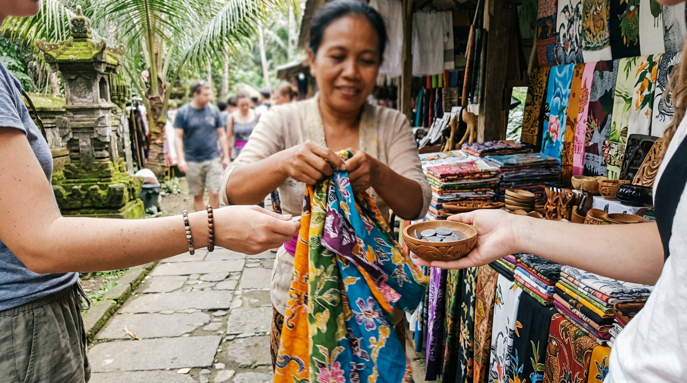 How much should I pay for a sarong in Bali?