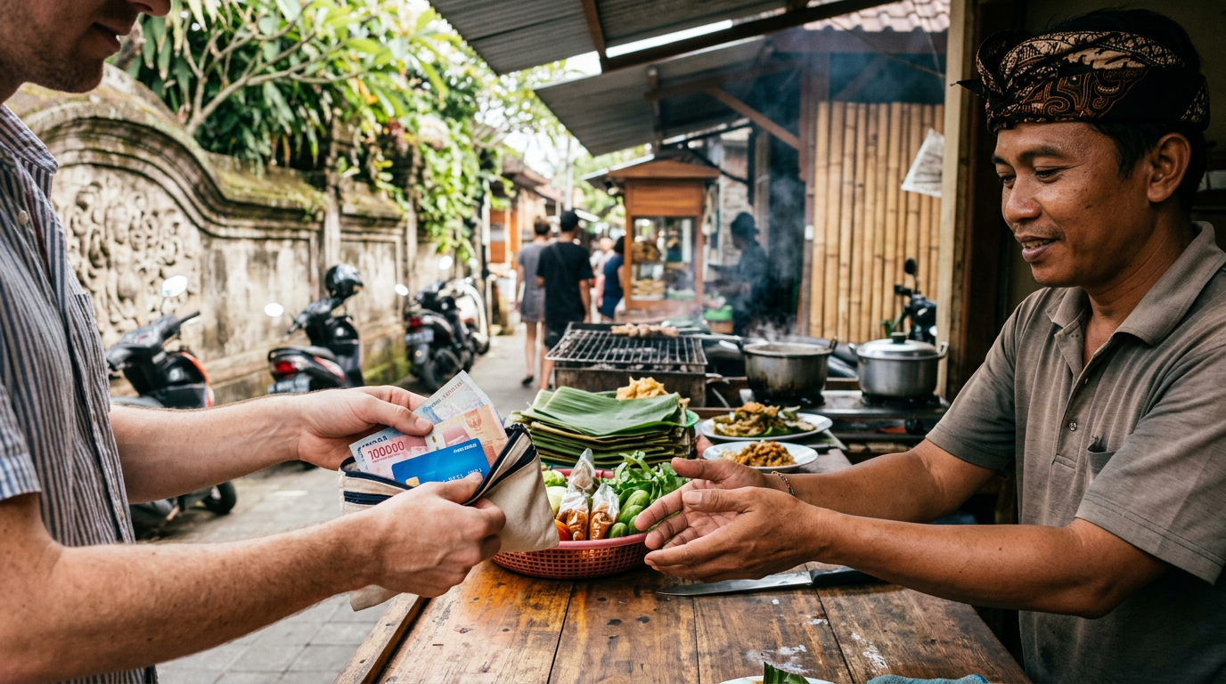 Should I carry cash or card in Bali?