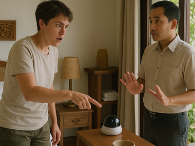 Can I sue a hotel in Bali for having a camera in my room?