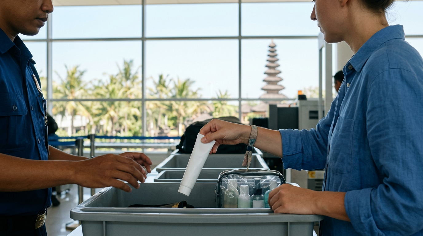 Does toothpaste count as a liquid when flying to/from Bali?
