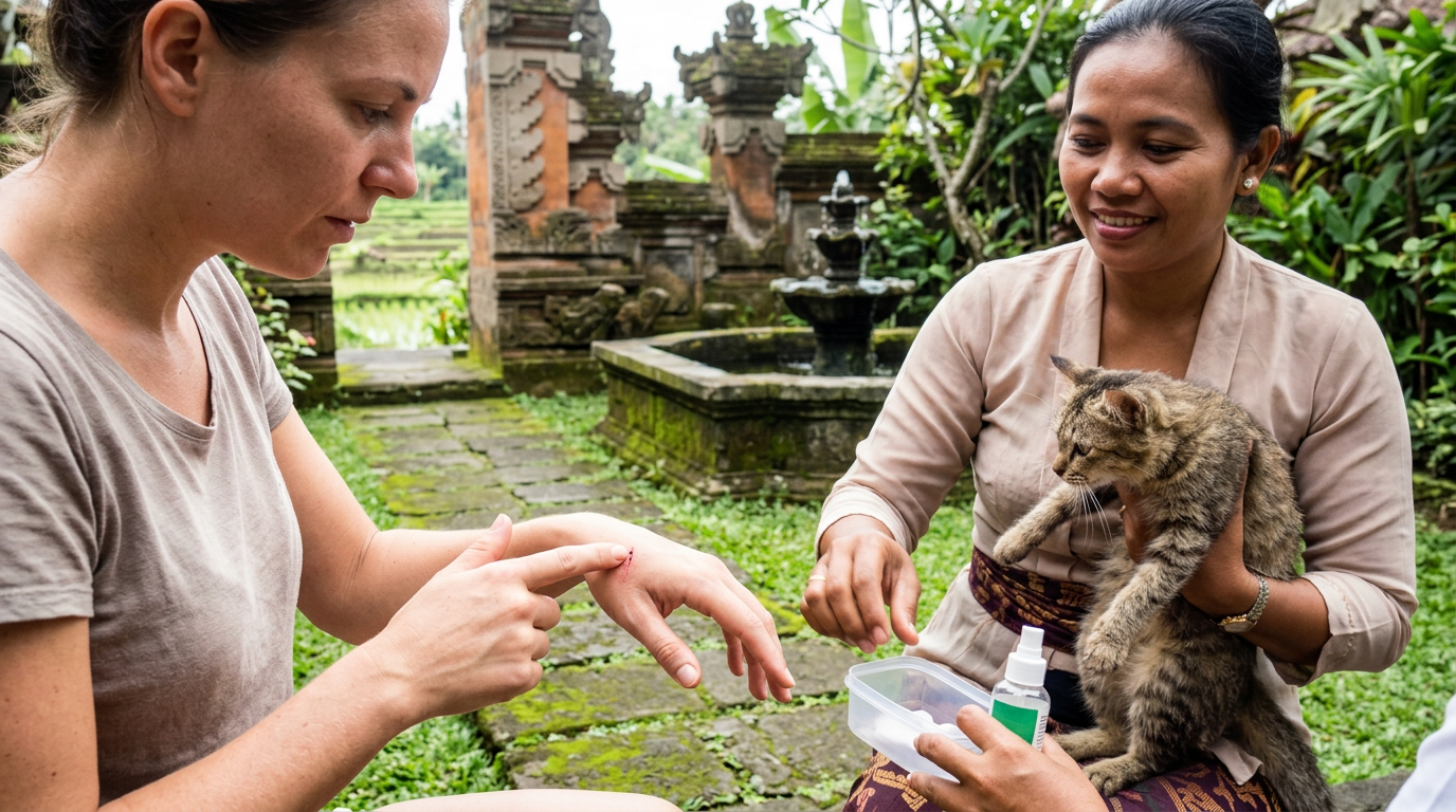 What is a Bali tomcat bite?