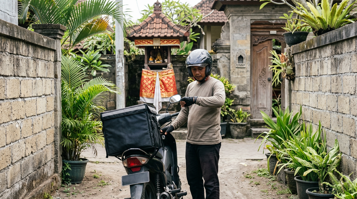 Is GoSend available 24/7 in Bali?