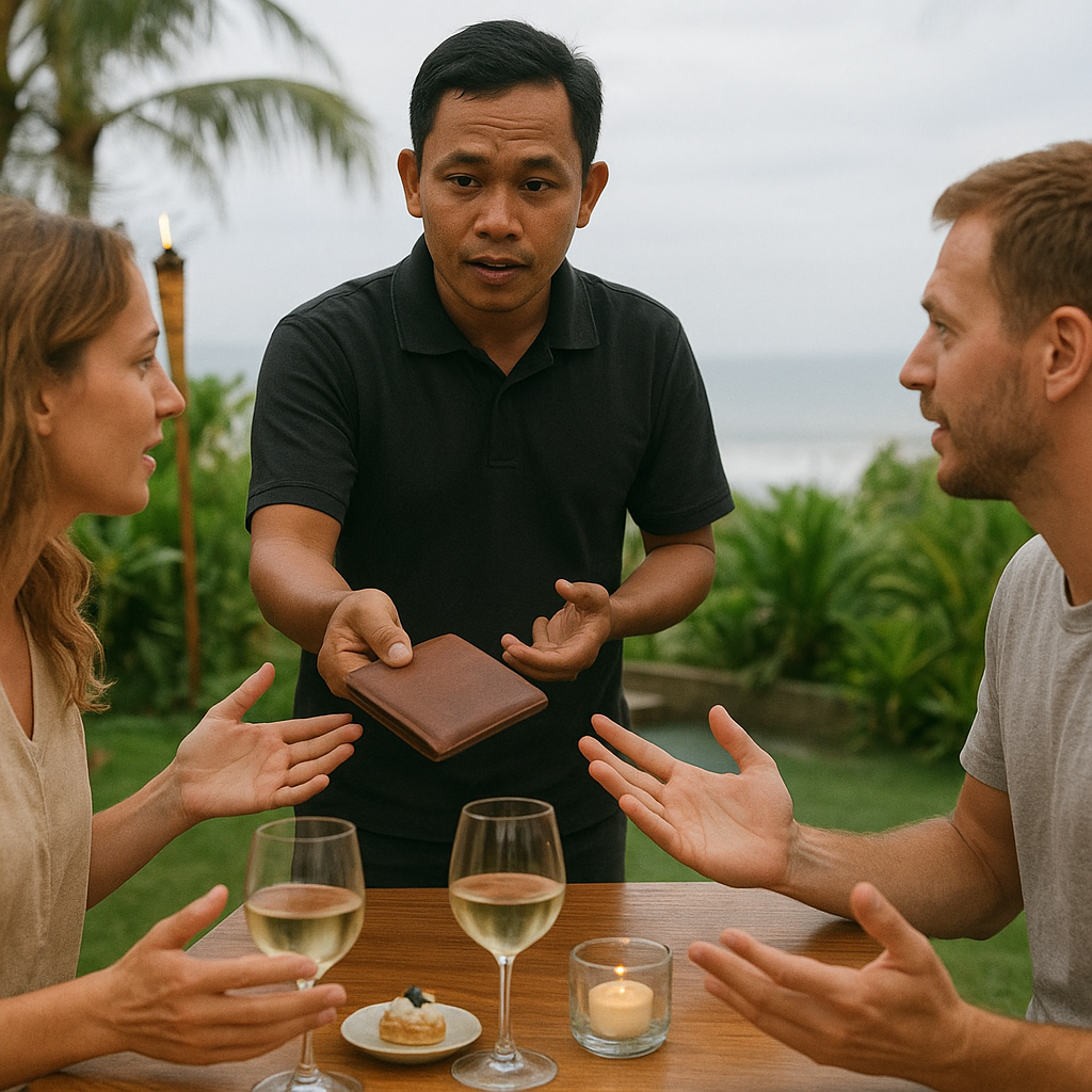 How much is a fancy dinner in Bali?