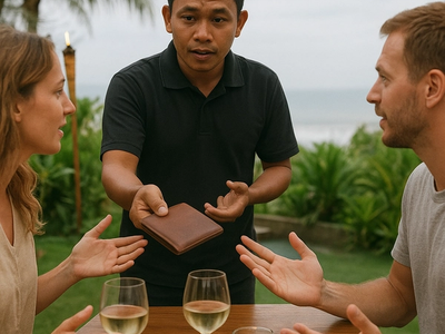 How much is a fancy dinner in Bali?