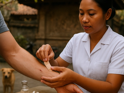 How likely am I to get rabies in Bali?