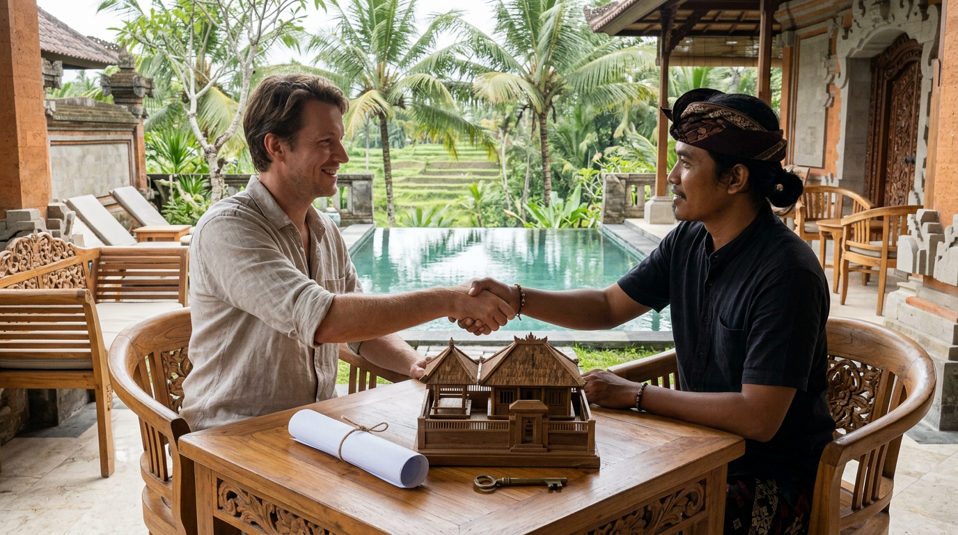 What is the return on investment in Bali villa?