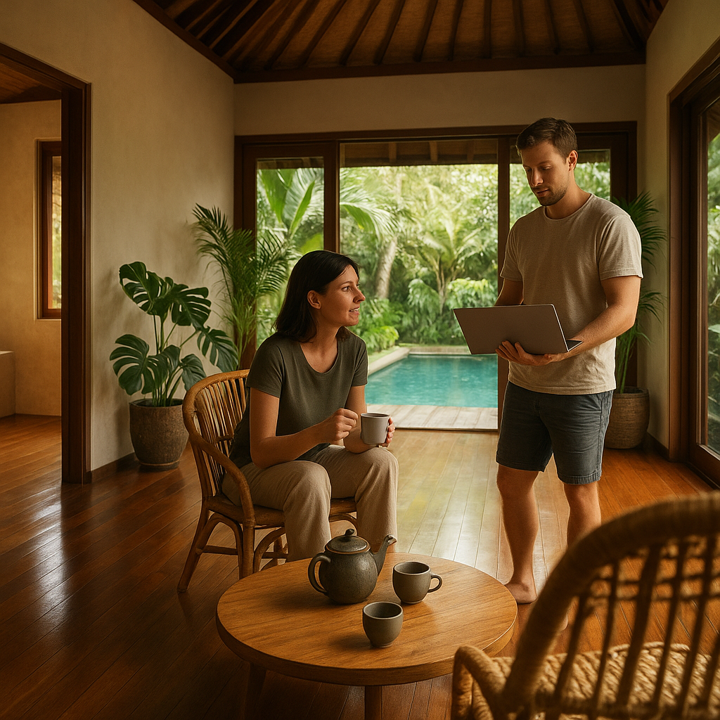 How much to rent a villa in Bali per month?