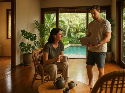 How much to rent a villa in Bali per month?