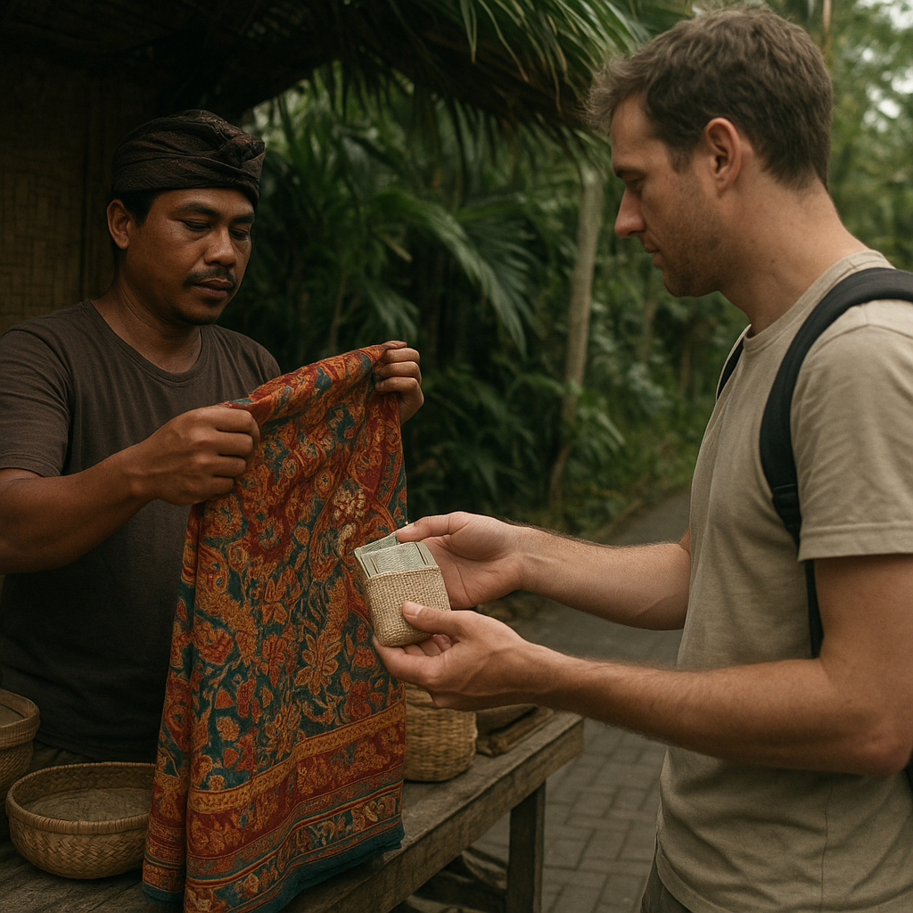 How much should I pay for a sarong in Bali?