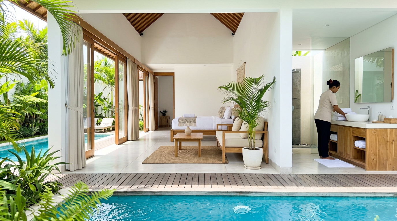 Do Bali Villa Rentals Include Daily Housekeeping?
