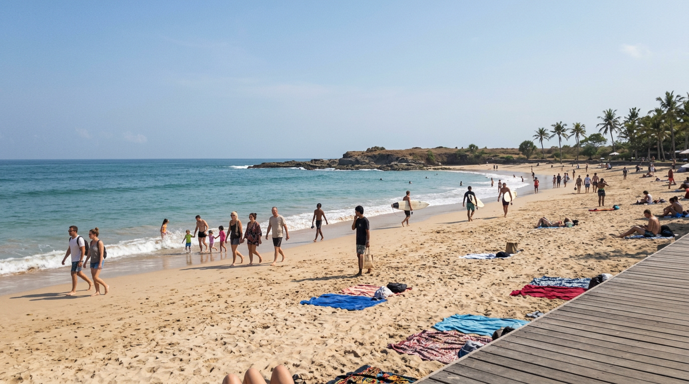 Is Bali crowded in May?