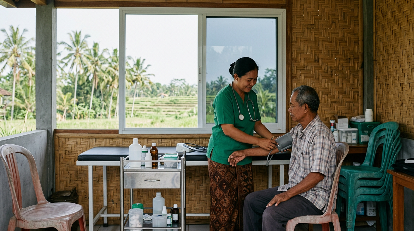 How is the healthcare system in Bali?