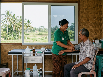 How is the healthcare system in Bali?