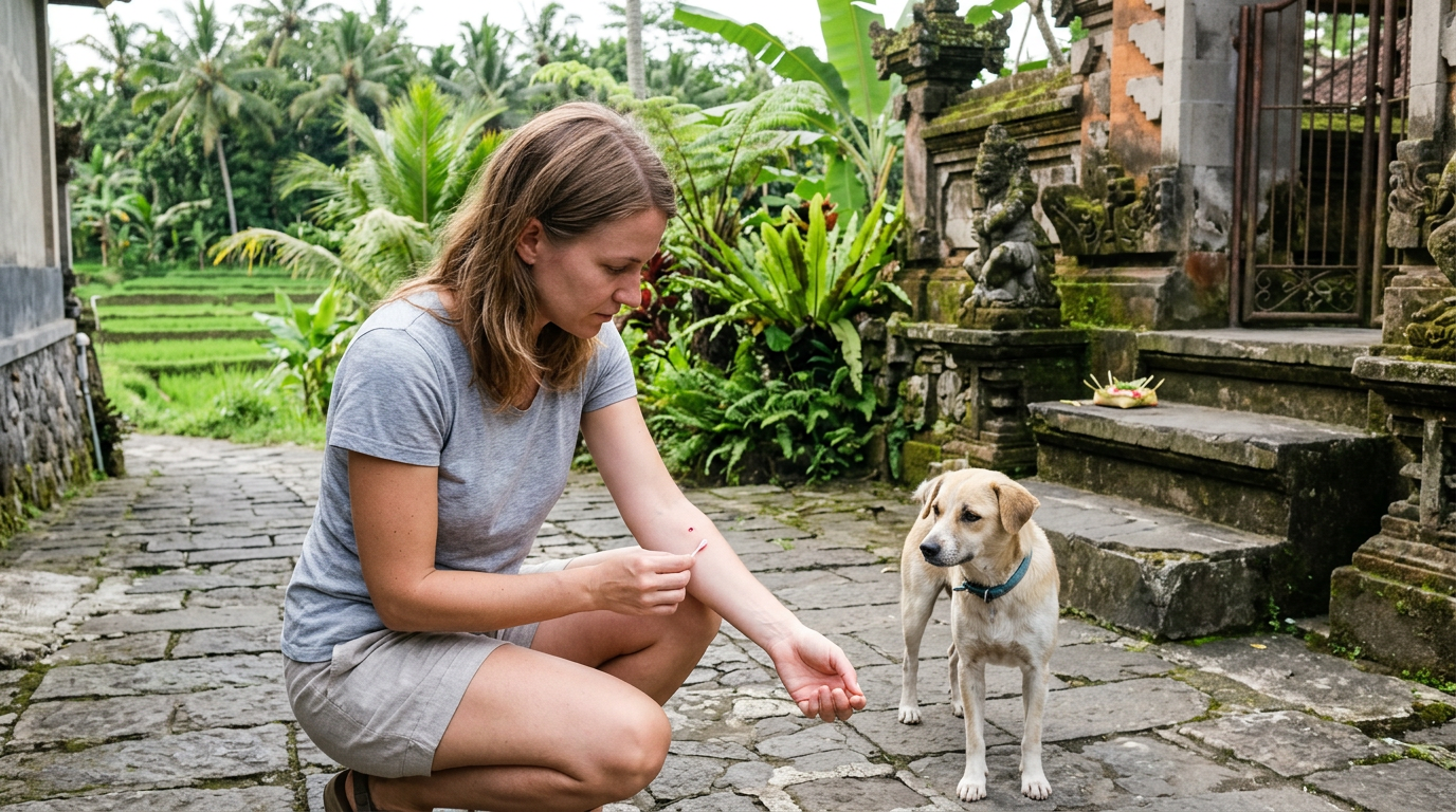How likely am I to get rabies in Bali?