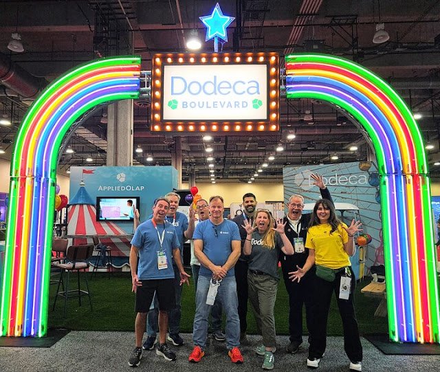 Dodeca team at the Dodeca Boulevard booth at Kscope25.