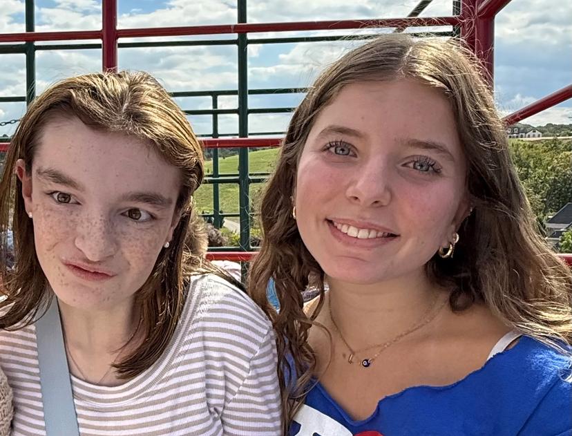 A conversation graphic between Lieba and Lucy