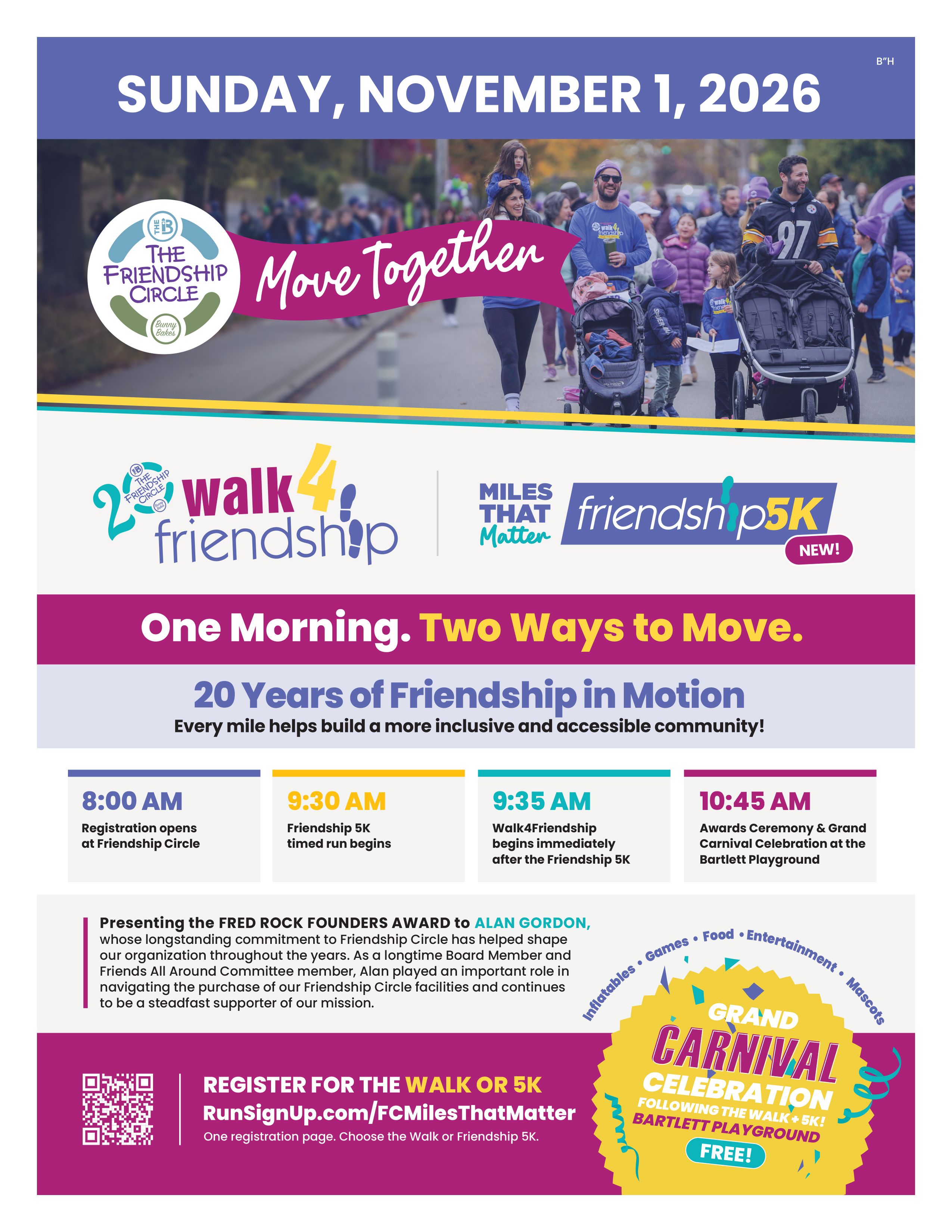 The Friendship Circle Walk4Friendship & Friendship 5K