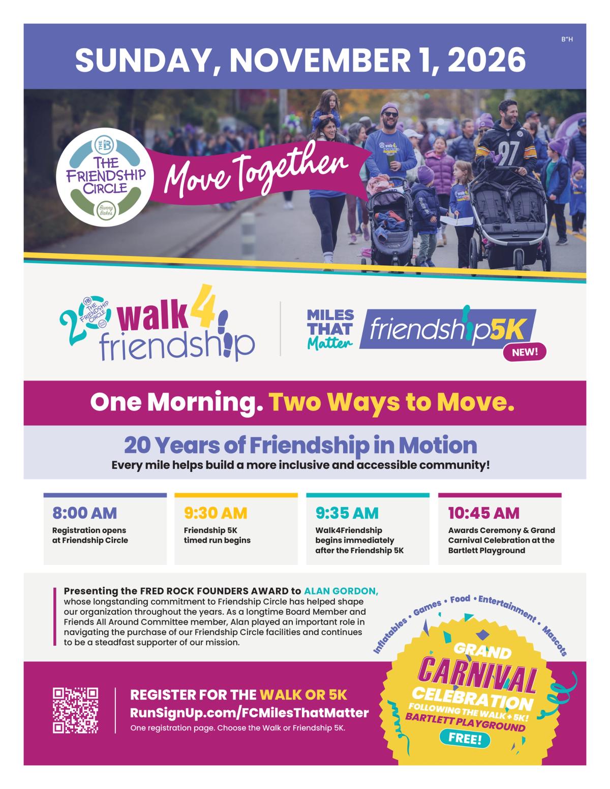 The Friendship Circle Walk4Friendship & Friendship 5K