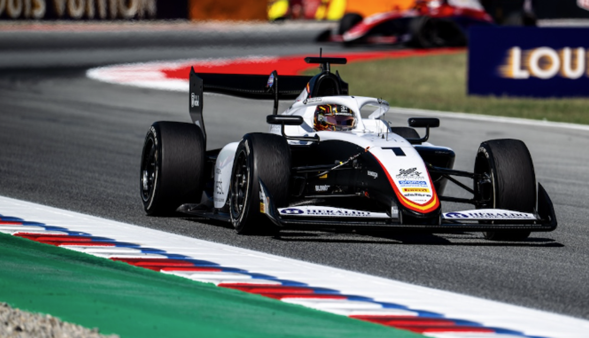 GMG Celebrates Théophile Naël's Maiden FIA Formula 3 Victory in Barcelona