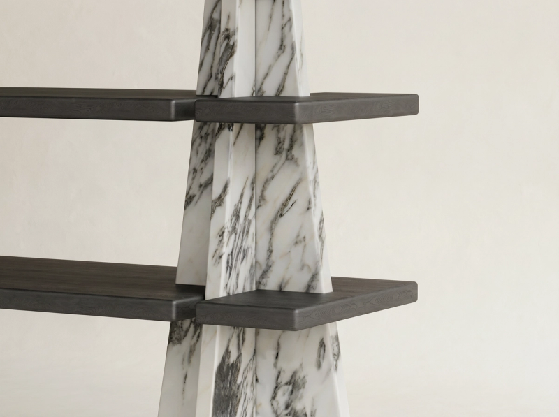galerie-nainoa-tako-marble-stone-wood-bookshelf