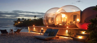 Finolhu Beach Bubble Tent