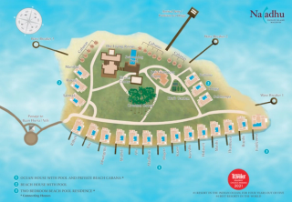 Naladhu Private Island Map