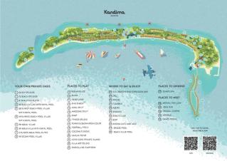 Map of Kandima Maldives