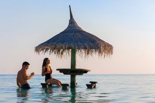 Couple at Centara Ras Fushi Resort