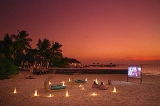 JA Manafaru Cinema under the stars