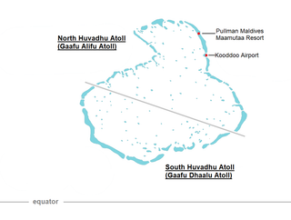 Pullman Maldives Maamutaa Resort domestic transfer map