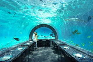 H20 Underwater Restaurant at You & Me Maldives