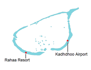 Rahaa Resort domestic transfer map