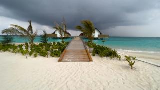 Storm in the Maldives