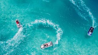 Jet Skiing in the Maldives