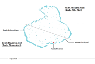 Ayada Maldives domestic transfer map