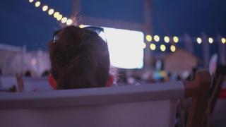 Cinema on a beach