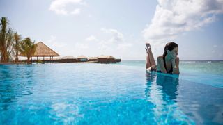 Infinity Pool at Hideaway Beach Resort & Spa - Haa Alifu Atoll