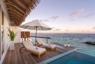 Bandos Maldives Sunset Water Villa with Pool