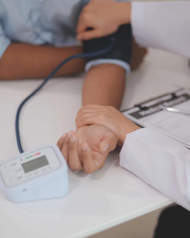 Patient effectuant un bilan de santé