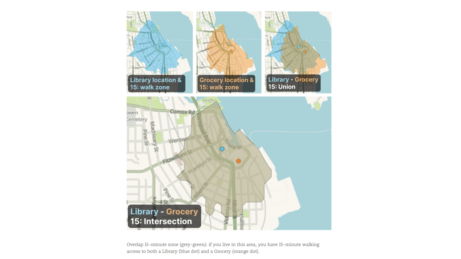 Your 15-minute City is not My 15-minute City